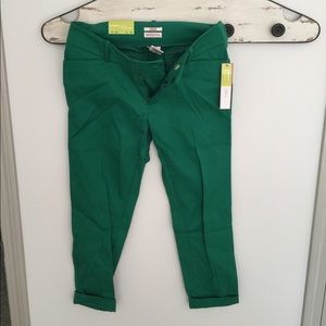 Green Merona Ankle Length Slacks